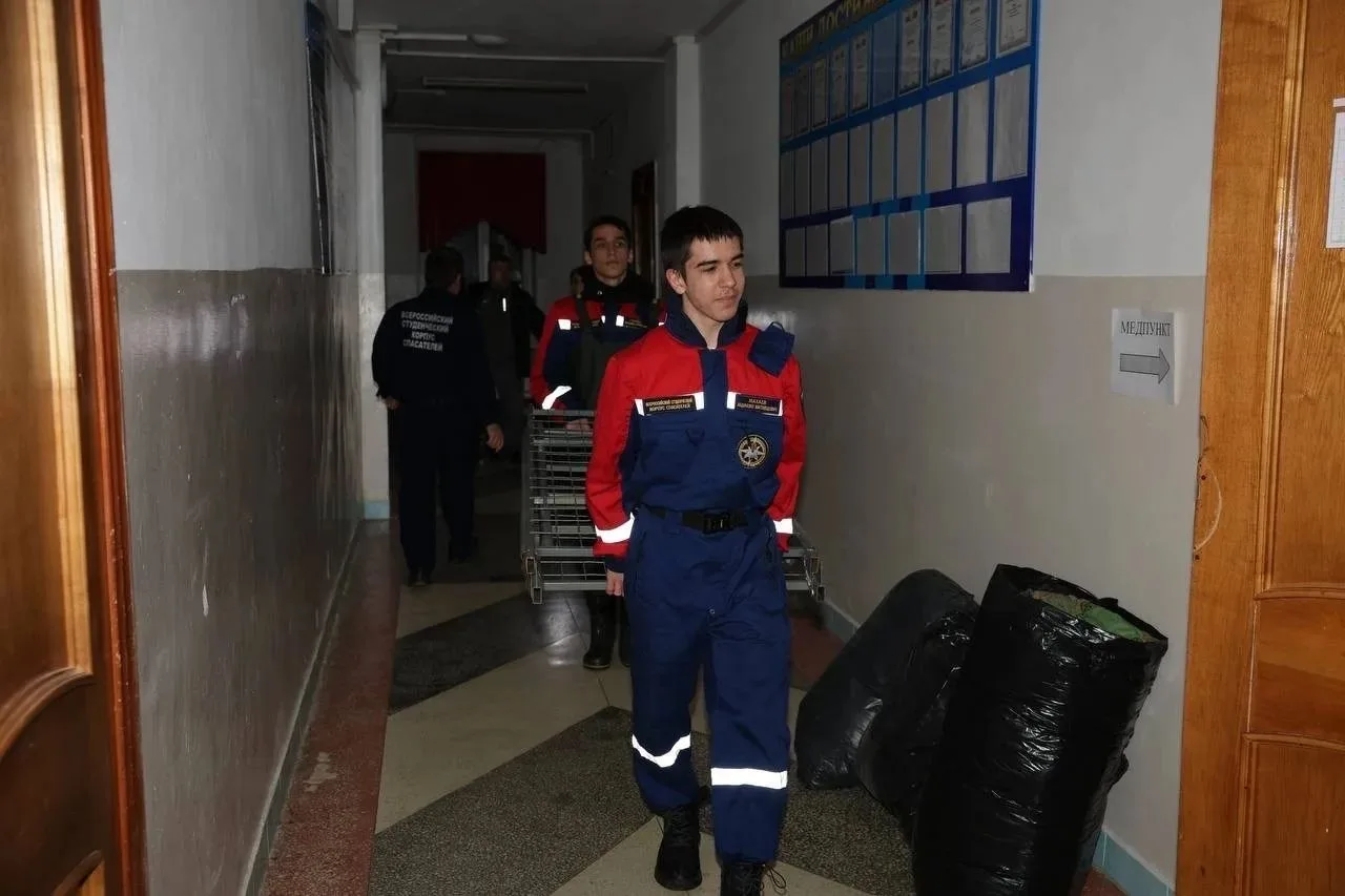 Ликвидация последствий ЧС оперативной группой Всероссийского студенческого корпуса спасателей (ВСКС)