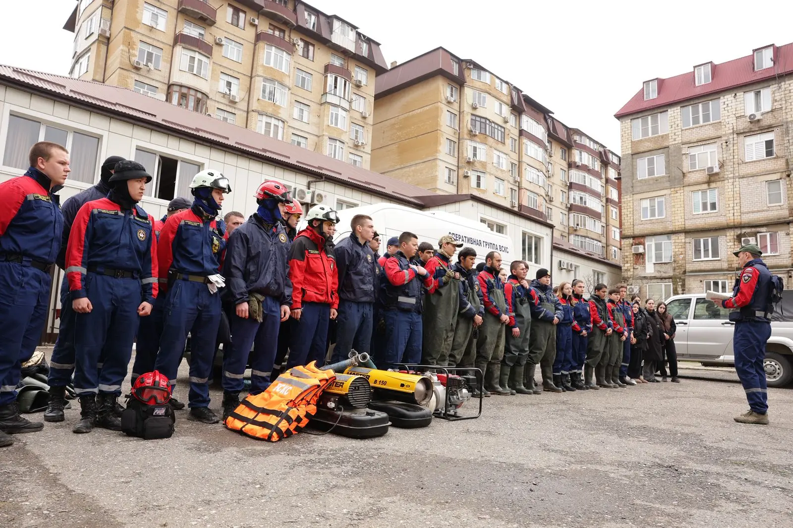 Ликвидация последствий ЧС оперативной группой Всероссийского студенческого корпуса спасателей (ВСКС)