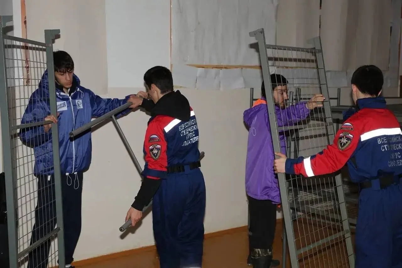 Ликвидация последствий ЧС оперативной группой Всероссийского студенческого корпуса спасателей (ВСКС)