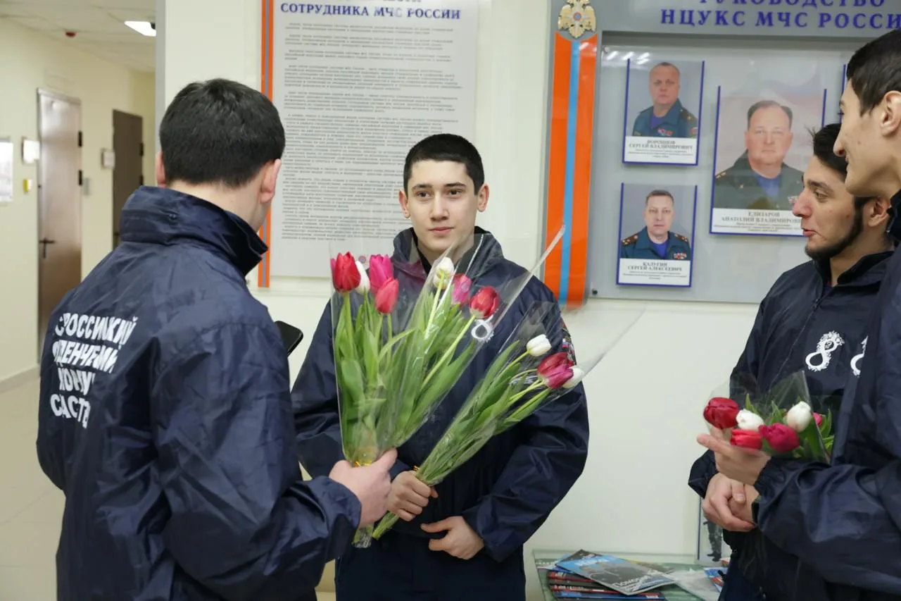 Поздравление от студентов Колледжа с 8 марта