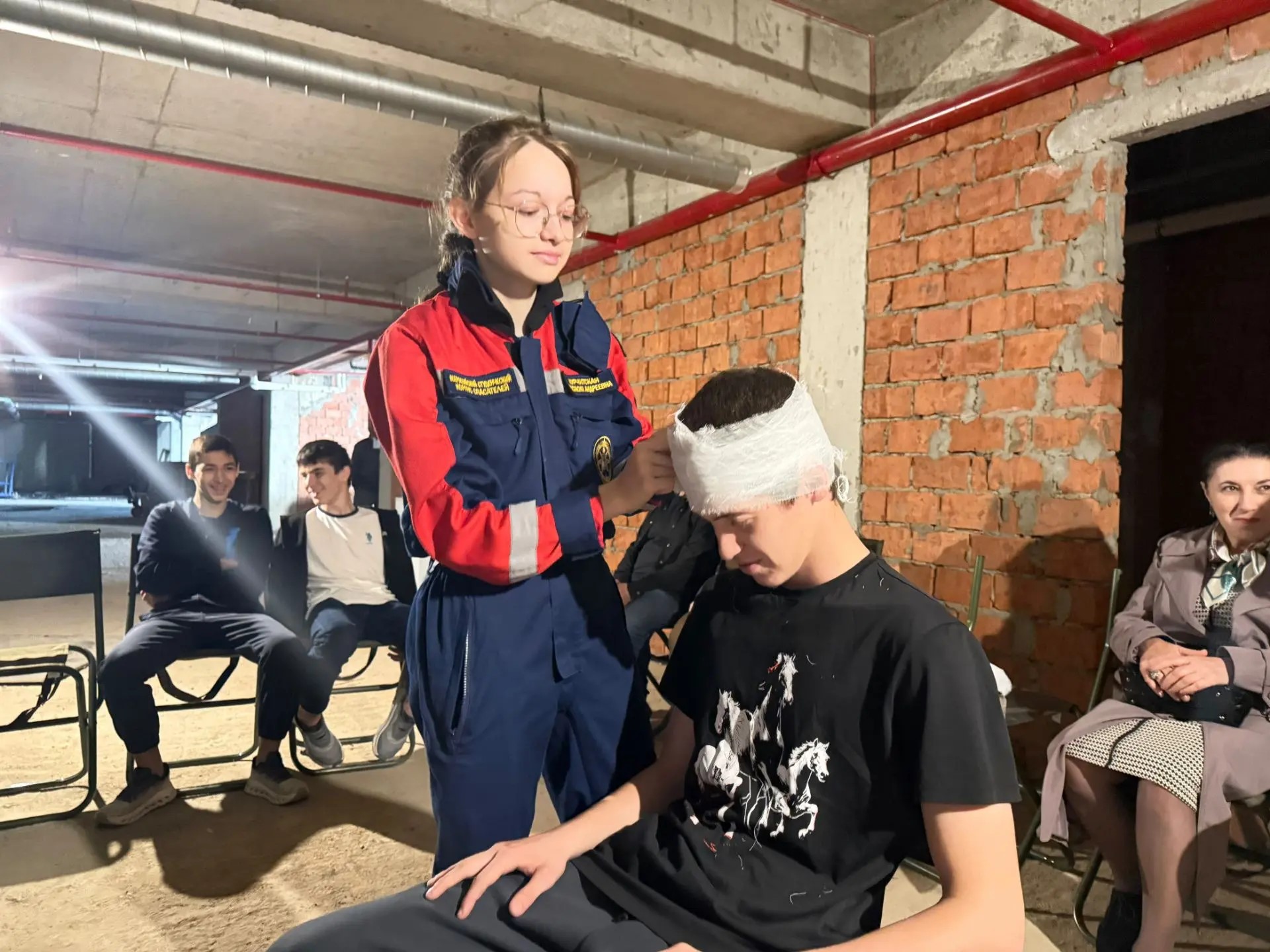 Студенты Колледжа ГО и ЧС приняли участие во Всероссийской  штабной тренировке