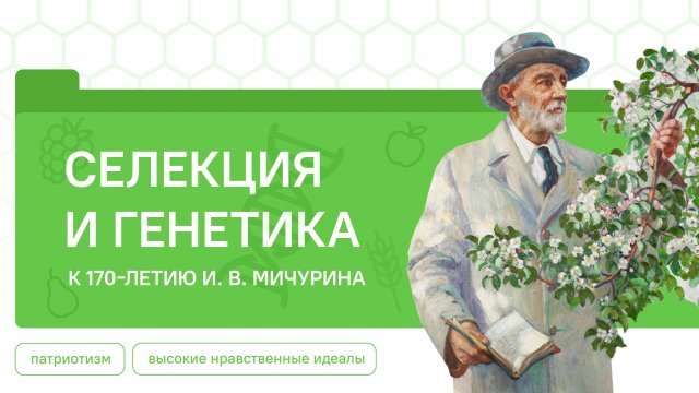 Внеурочный цикл «Разговоры о важном» - «Селекция и генетика. К 170-летию И.В. Мичурина»